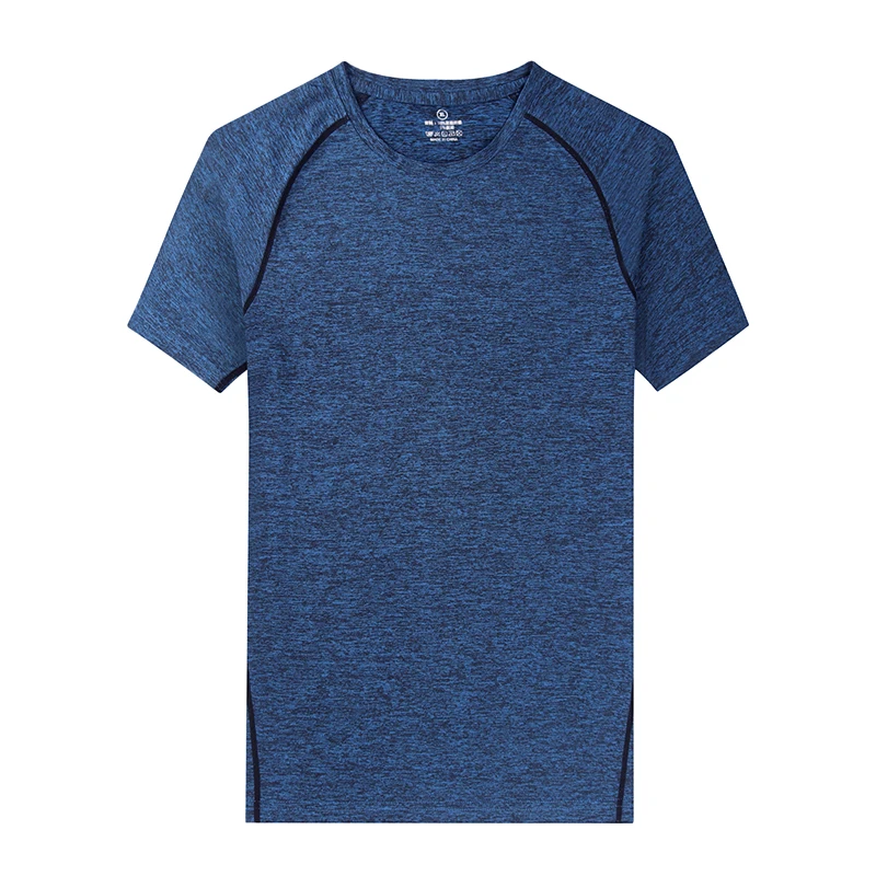 Мужские футболки для бега быстросохнущие Компрессионные спортивные одежда