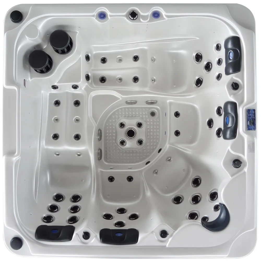 103 Коммерческая гидромассажная Ванна 2 шезлонг светодиодный 7 цветов|hot tub|tub led |