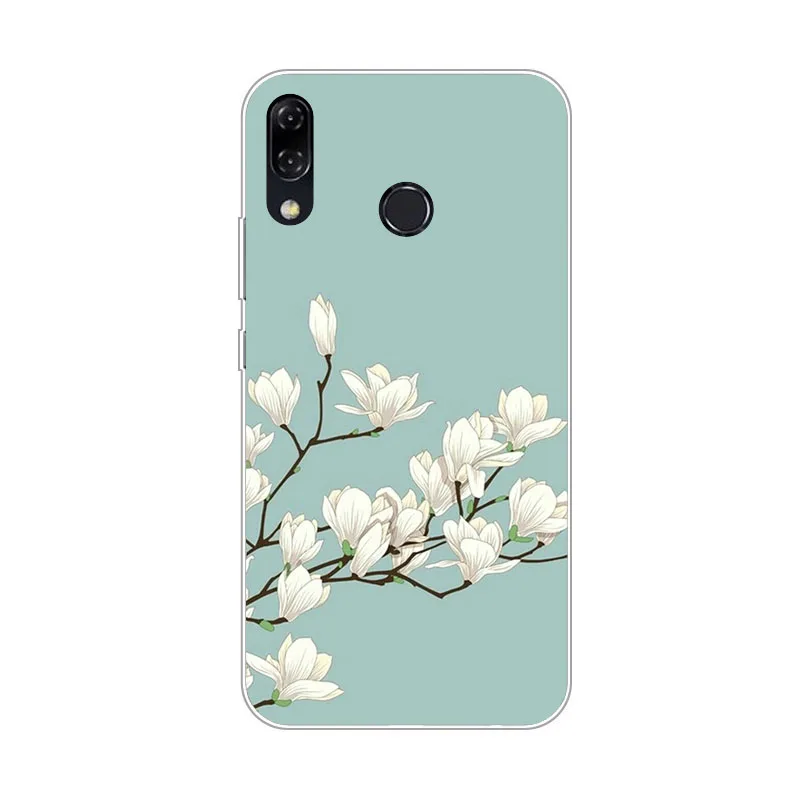 Чехол для Asus Zenfone 5 ZE620KL, силиконовая Мягкая задняя крышка из ТПУ с цветочным рисунком для Asus Zenfone 5Z ZS620KL, чехлы для телефонов