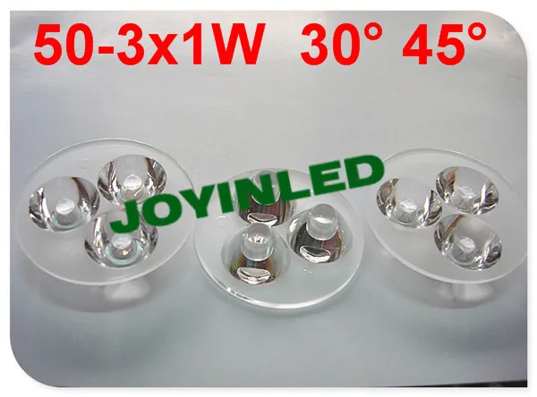 10 шт. 3x1 Вт светодиодные встраиваемые потолочные линза потолочного светильника