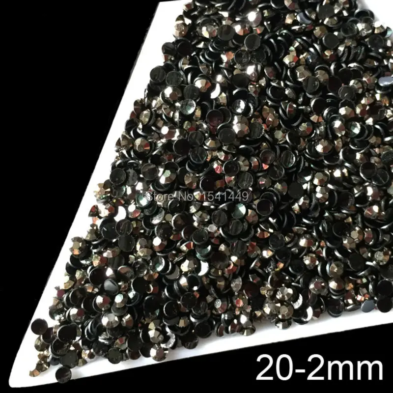 

1000pcs/bag high quality 14 facets ss6 2mm nail art resin crystal coloured glaze rhinestone, Emerald rhinestone etc 17~20