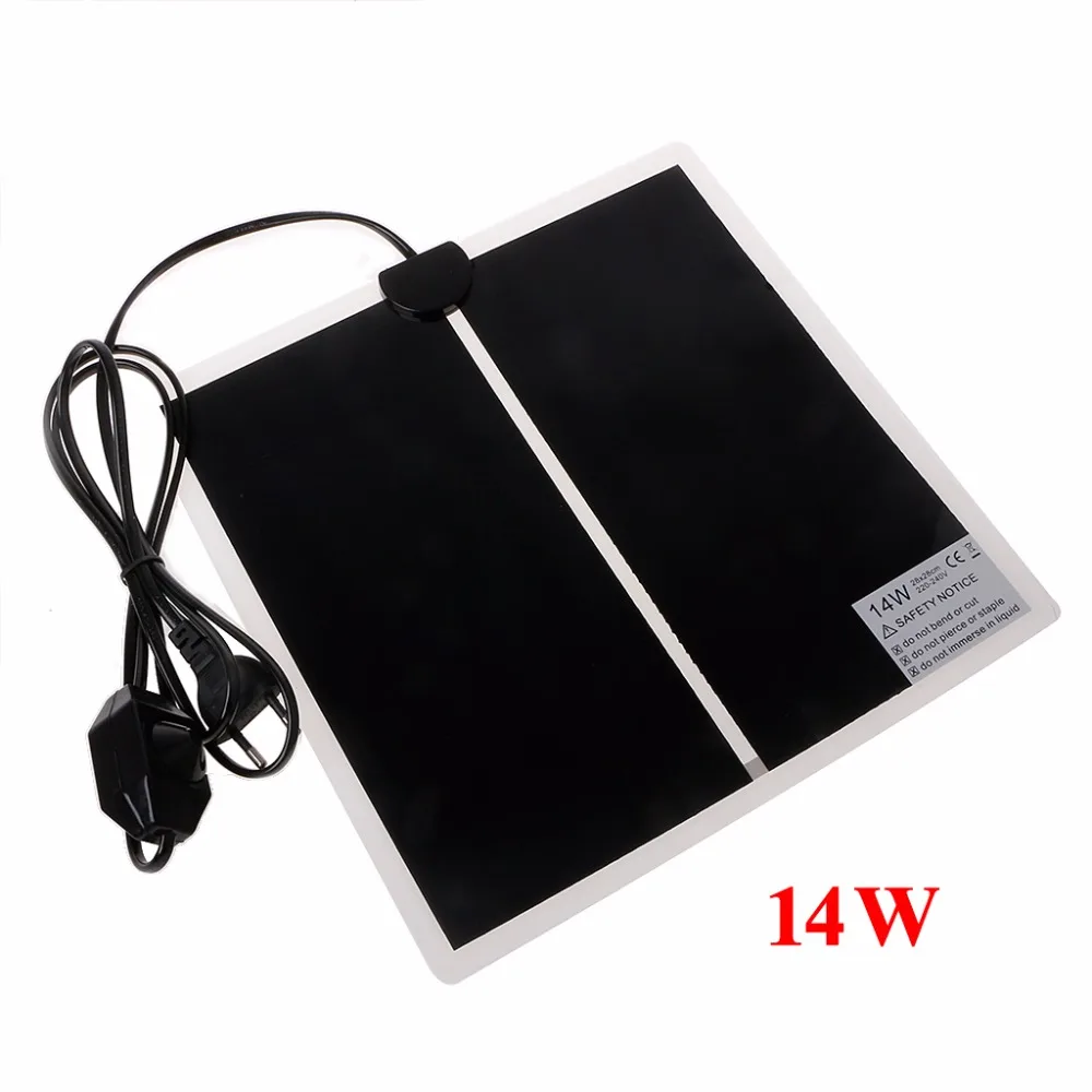 5/7/14/20/28W 220-240V EU Plug Регулируемая Температура Pet Нагревательный мат черепаха амфибии Теплее Кровать Коврик рептилий поставки C42