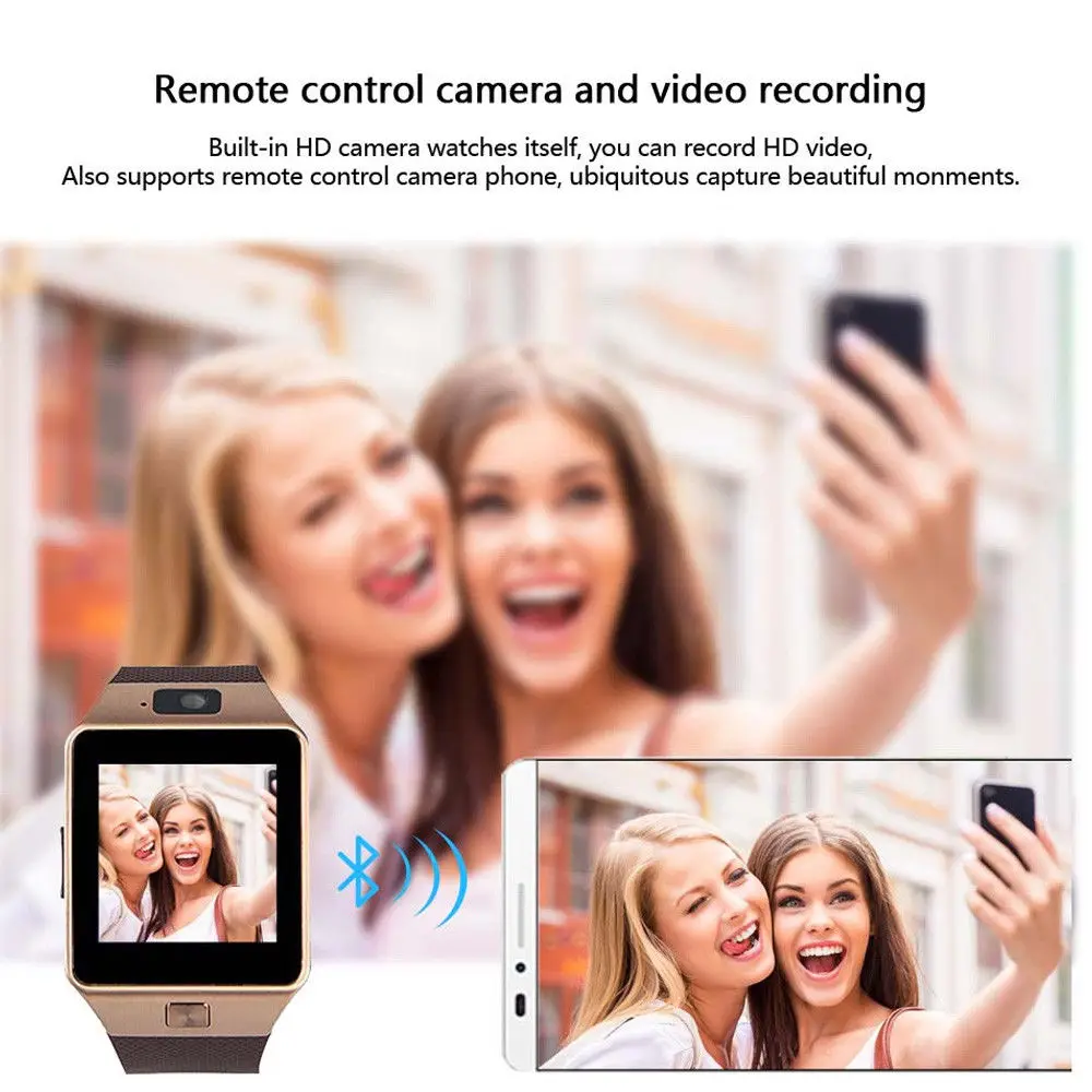 Умные часы с слотом для sim-карты с поддержкой Bluetooth для мобильного телефона