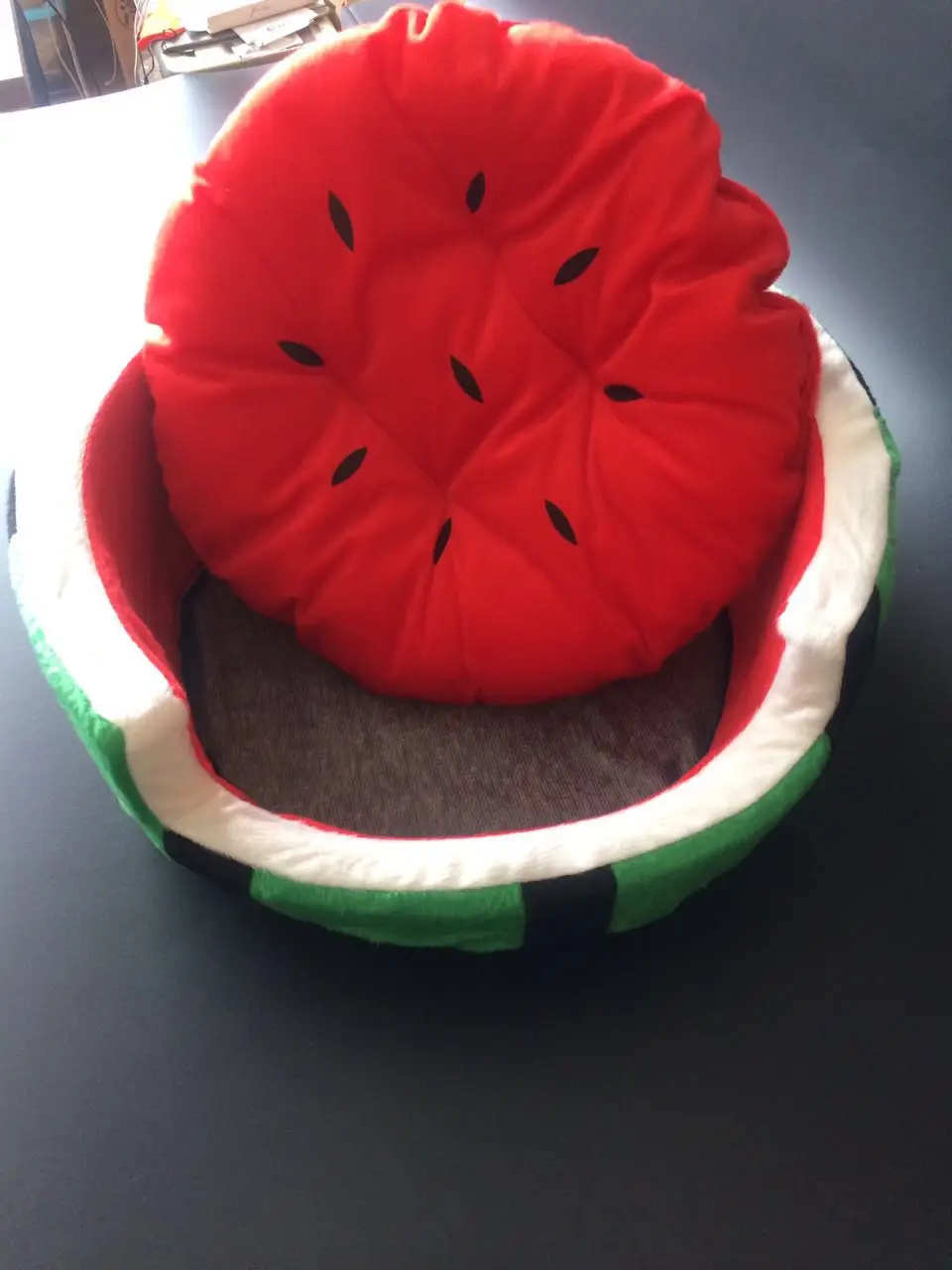 Стильная модная круглая кровать для домашних животных хорошего качества в форме