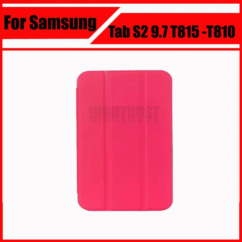 Чехол из искусственной кожи с магнитной подставкой для Samsung Galaxy Tab S2 9 7 T815 SM T810 &quot