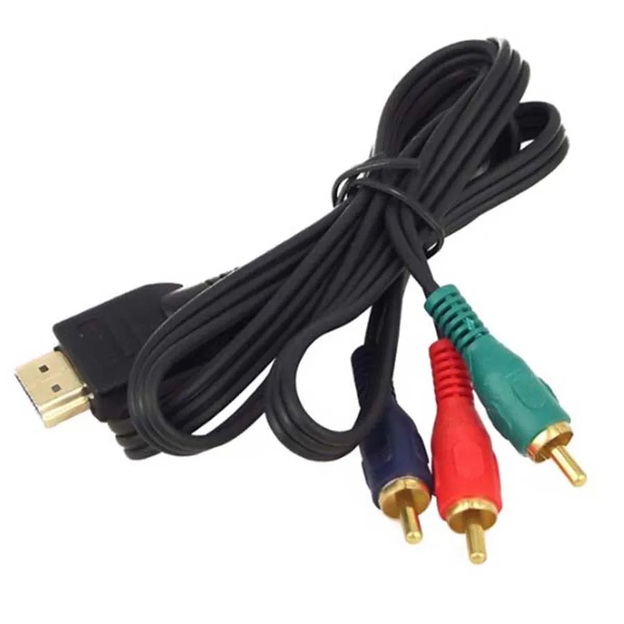 1 м HDMI м штекер 3 RCA м аудио-видео компонент преобразователя AV Кабель-адаптер DVD