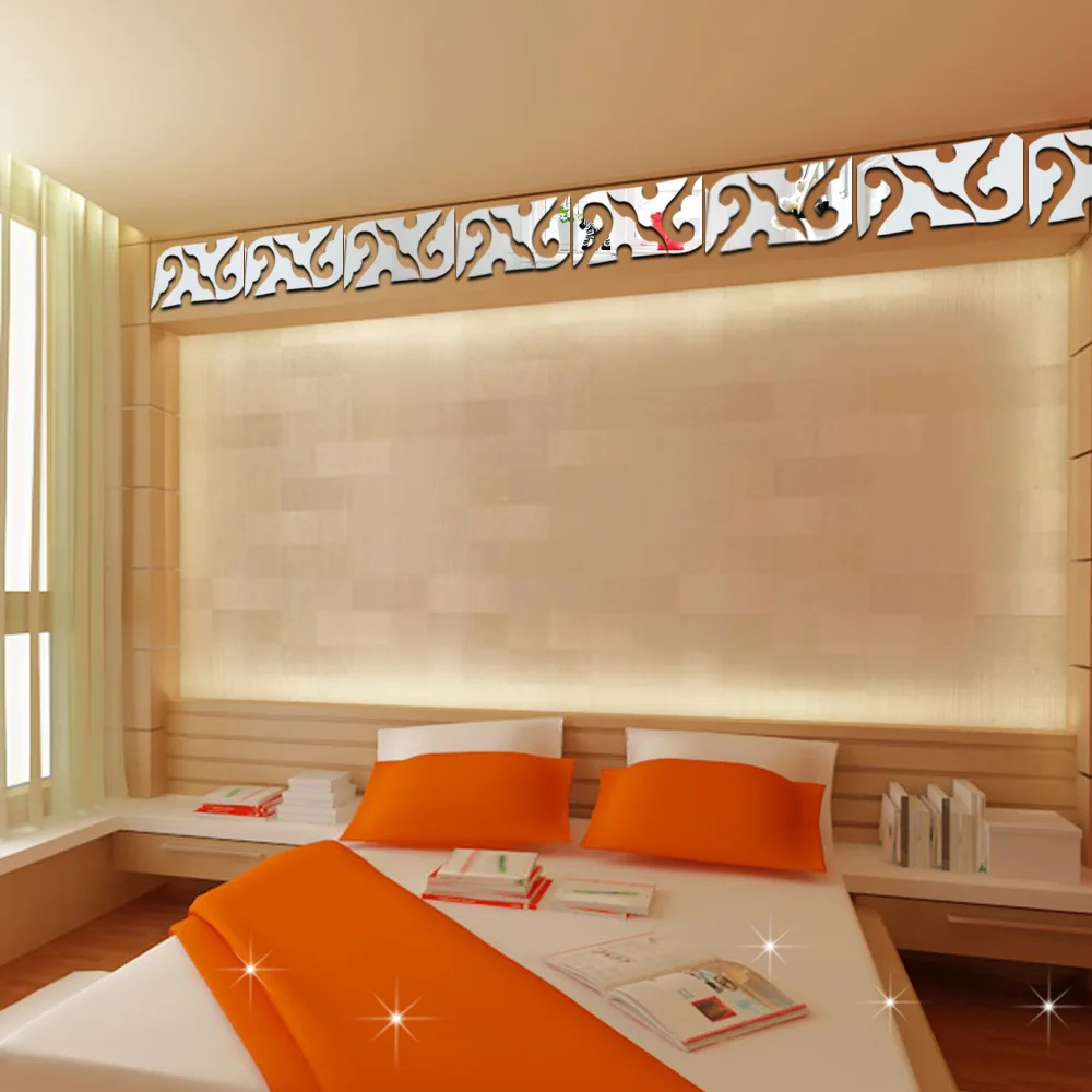 Funlife креативная эко-зеркальная 3D акриловая Талия плинтус для потолка гостиной ТВ