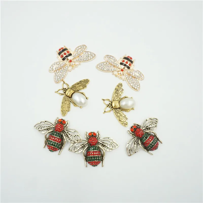 5 шт. милые Ретро Аппликации пчелы в форме для мобильных телефонов Одежда Сумки