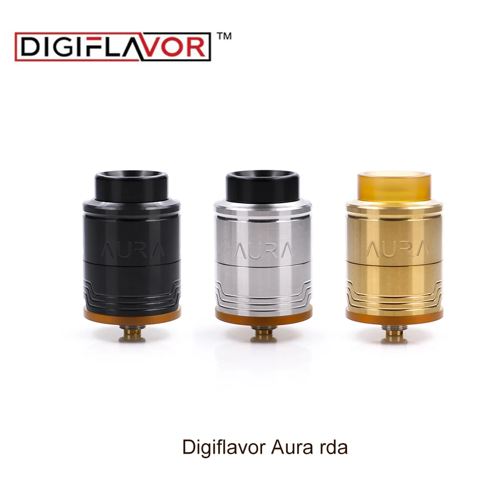 2 шт./лот Digiflavor Aura RDA бак с шаговым зажимом сборка колода BF и обычный разъем