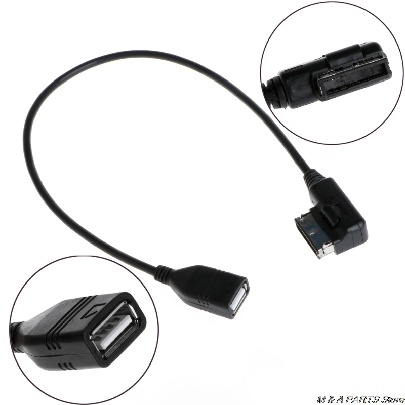 New Car Cable Music Interface AMI MMI to USB Adapter For Audi A3 A4 A5 A6 A8 Q5 Q7 Q8 CY030-CN Drop Shipping | Автомобили и