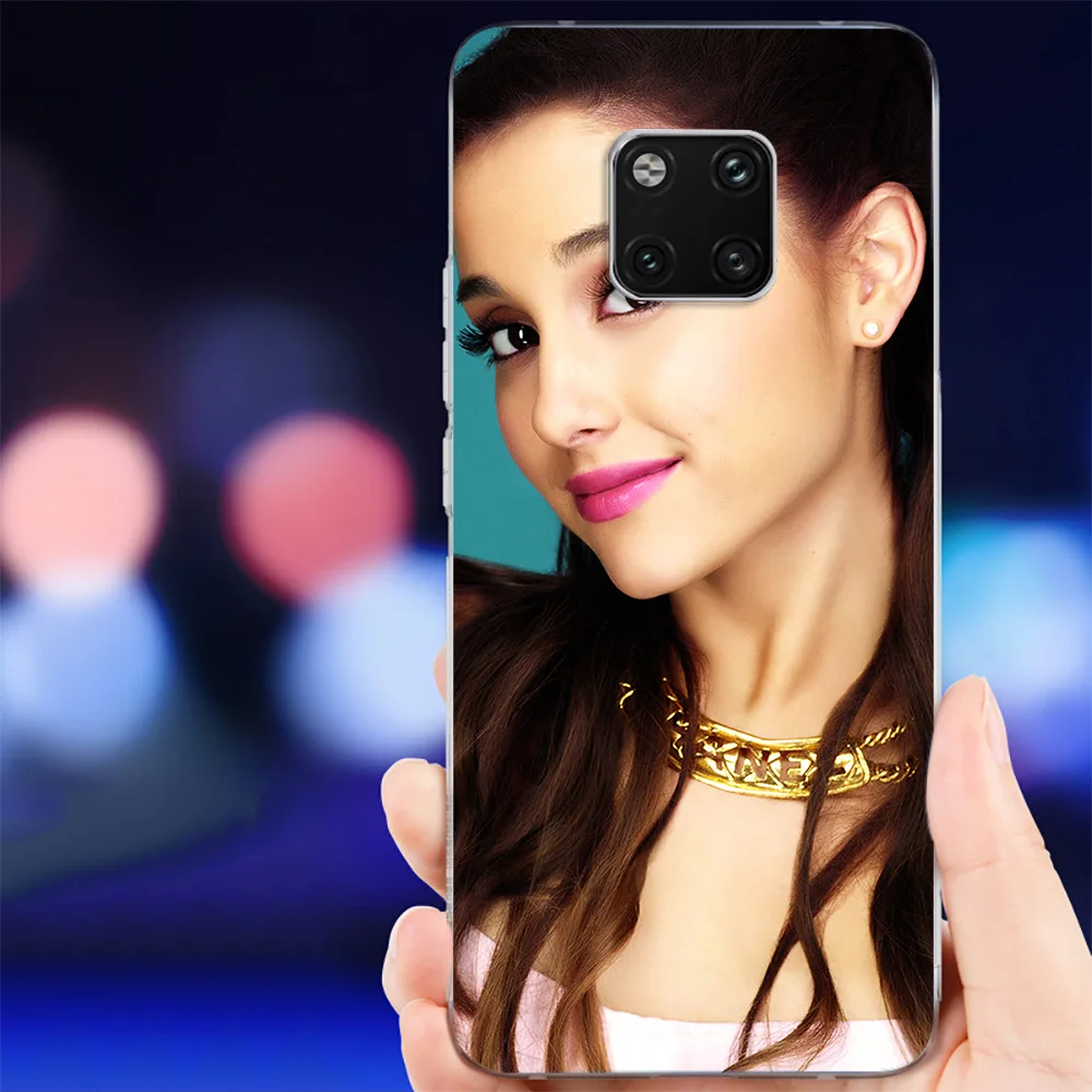 IYICAO Singer Ariana Grande Мягкий силиконовый чехол для телефона Huawei Mate 10 20 Lite Pro Nova 2 2i 3 3i 4 TPU