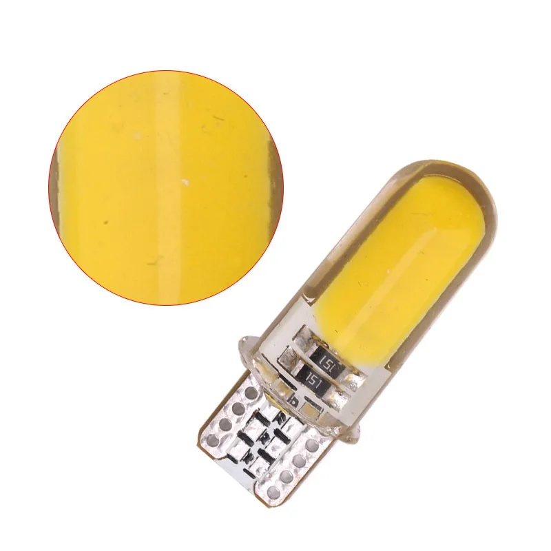 1 шт. T10 2825 COB светодиодный габаритный фонарь W16W устойчивый 12 В клиновидный