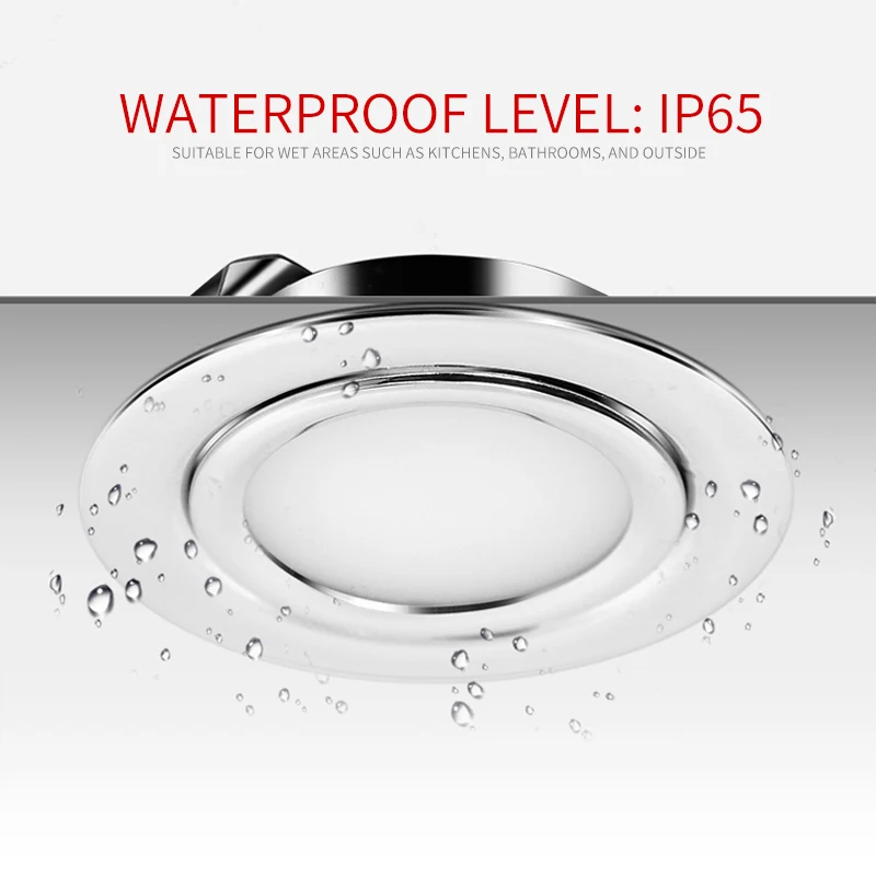 СВЕТОДИОДНЫЙ Мини Прожектор Дом Открытый IP65 Водонепроницаемый Потолок Ванной Комнаты Потолочный Светильник Ультратонкий Точечный Светильник 12 В Шкаф Встроенный Потолочный Фокус Окно Свет СВЕТОДИОДНЫЙ Отражатель