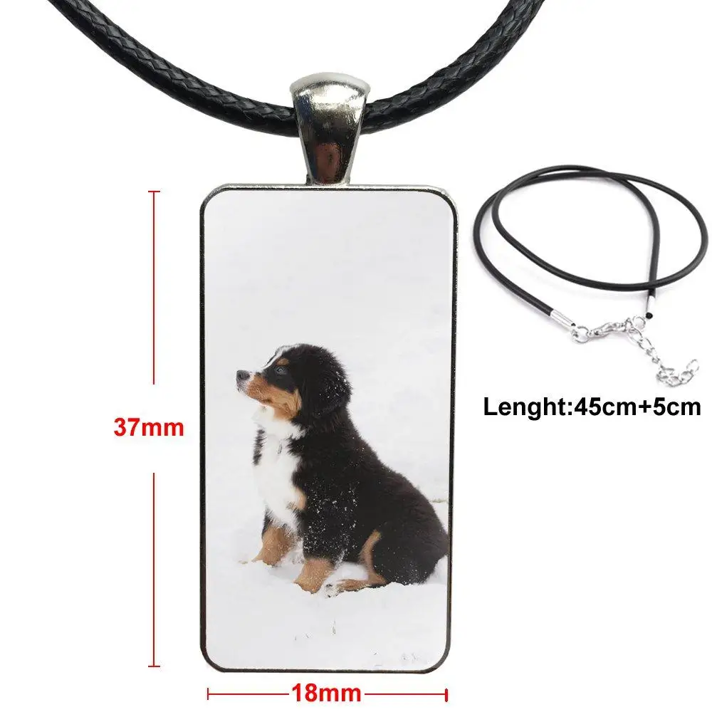 Бернер сеннен собака Бернская Гора для женщин Рождественский подарок ожерелье