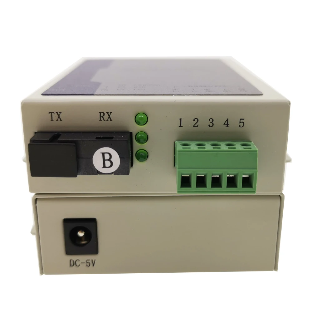 Оптоволоконный модем RS485/422 в Ethernet одномодовый SC 20 км оптоволоконный