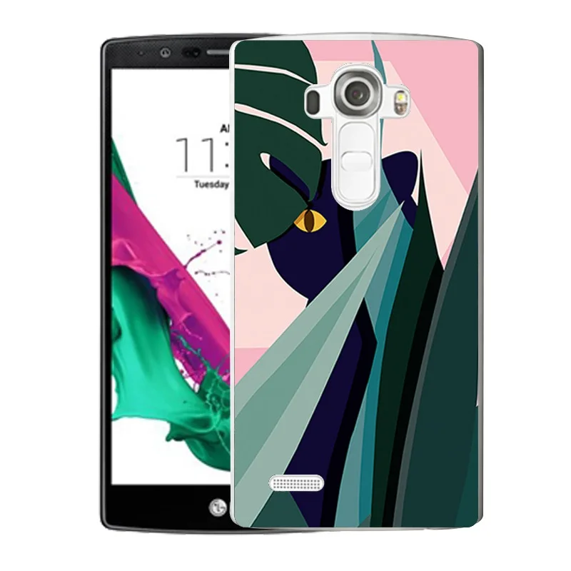 Qmswei ТПУ прозрачный чехол для телефона LG K3 K4 K5 K8 мост кошачий звездного неба моря