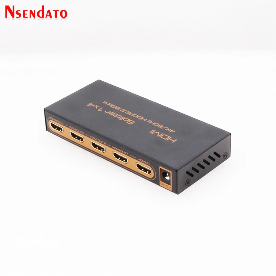1 в 4 выхода HDMI адаптер сплиттер 1x4 4K x 2K 60 Гц переключатель конвертер для dolby DTS HDCP 2