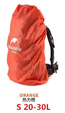 Naturehike высокое качество 20L-70L рюкзак дождевик сумки для кемпинга альпинизма водонепроницаемый Открытый Путешествия Аксессуары Упаковка Чехол - Цвет: S Orange