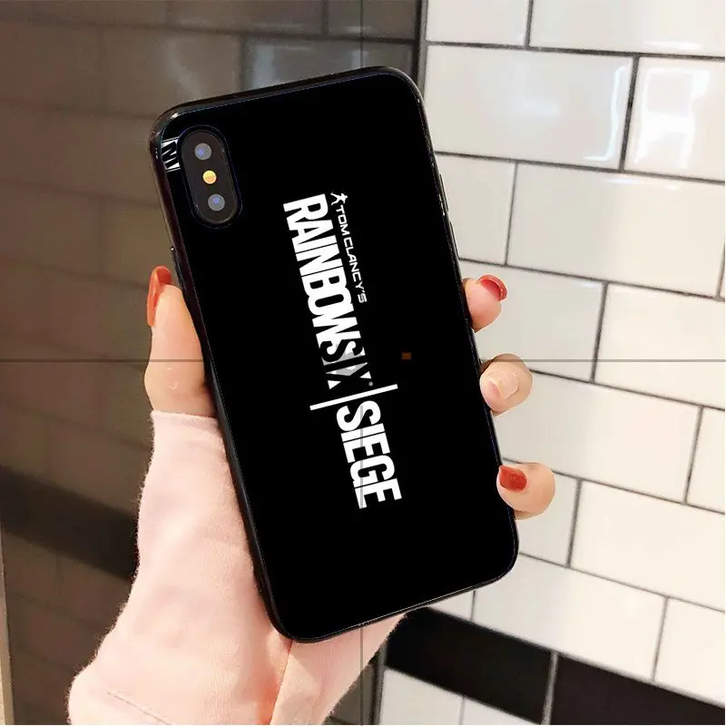 Babaite Rainbow Six Siege Coque чехол для телефона iPhone 8 7 6 6S Plus 5 5S SE XR X XS MAX Coque Shell