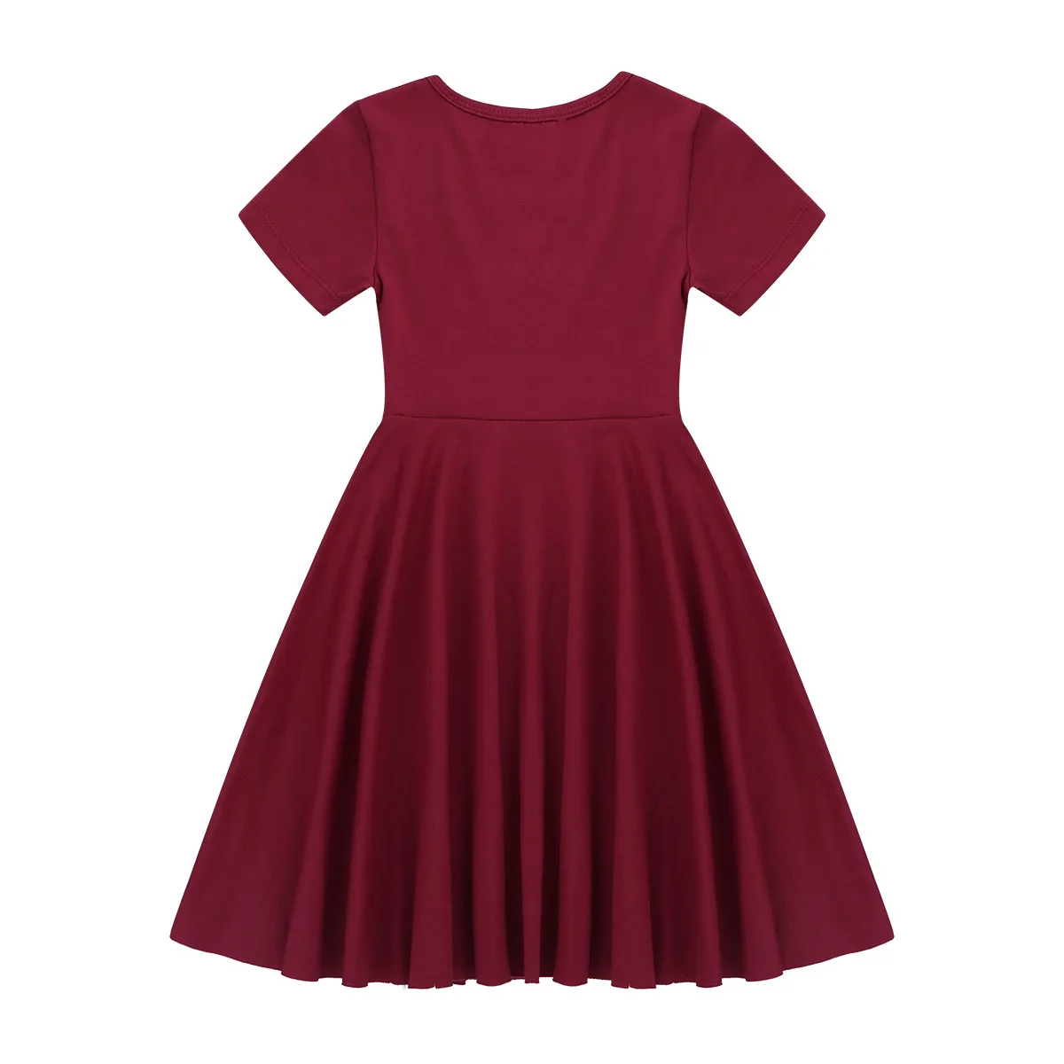 New Arrival Children Kids Girls Flower Girl Dresses Short Sleeves High Waist A Line Formal Party Birthday Clothes | Свадьбы и