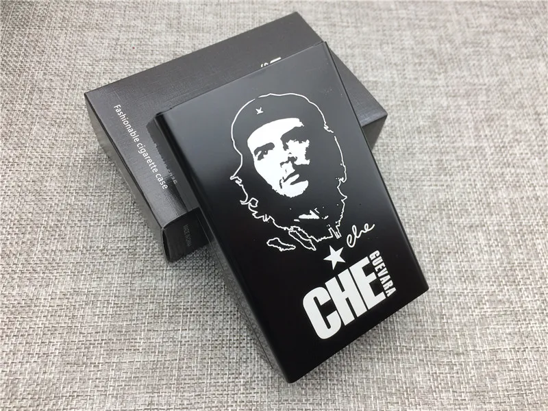 LF017 персонализированные Che Guevara сувениры алюминиевый сплав сигареты чехол Лазерная резная Guevara не выцветает коробки для сигарет