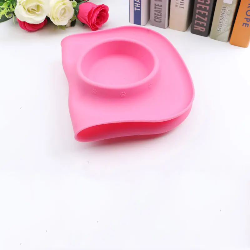 

Pet Stainless Steel Double Bowls Travel Feeder Water and food Bowl Non-Skid Silicone dish For Dog Cat Puppy voerbak