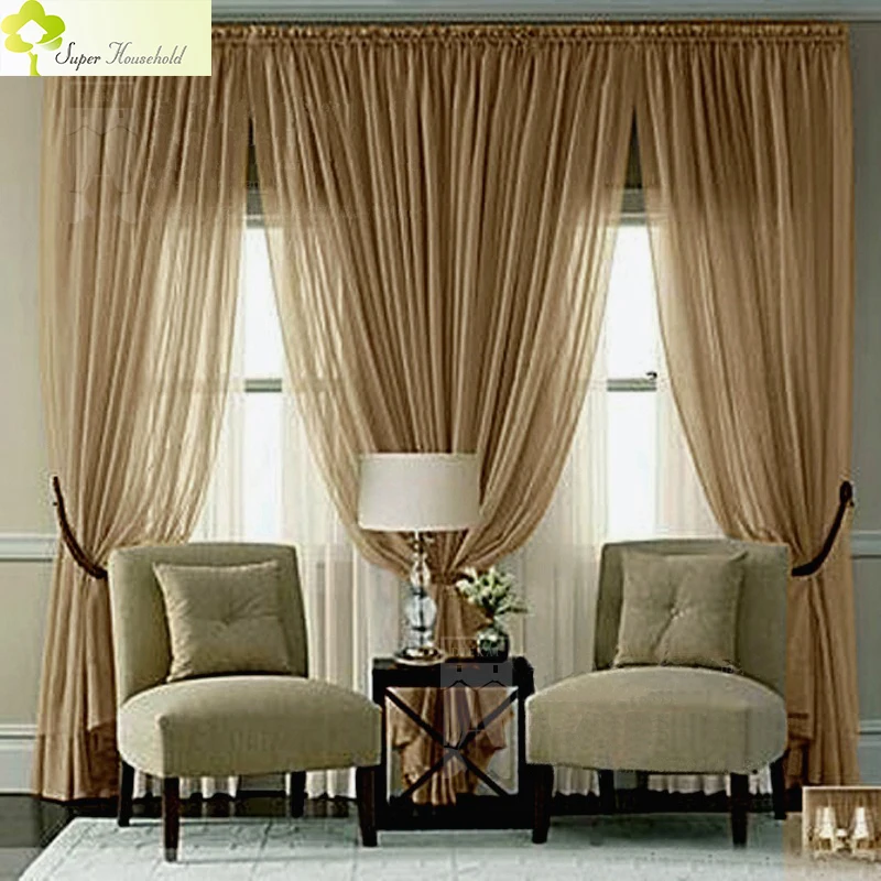 Шторы из искусственного тюля для спальни гостиной 1 шт.|Занавески| |