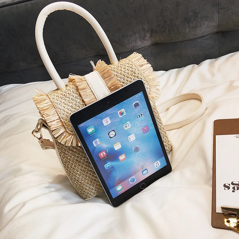 2018 г. женские сумки на плечо роскошные Дизайнерские Высокое качество соломы