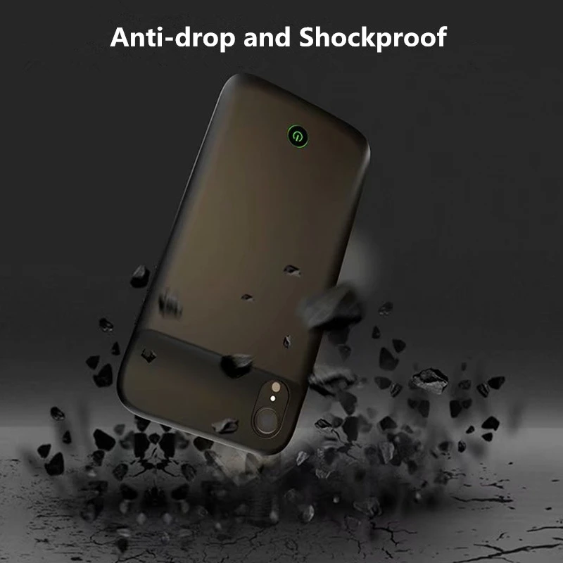 NTSPACE 5500 мАч портативный Банк питания чехол для iPhone XR зарядное устройство чехол для путешествий зарядный чехол внешний аккумулятор с аудио