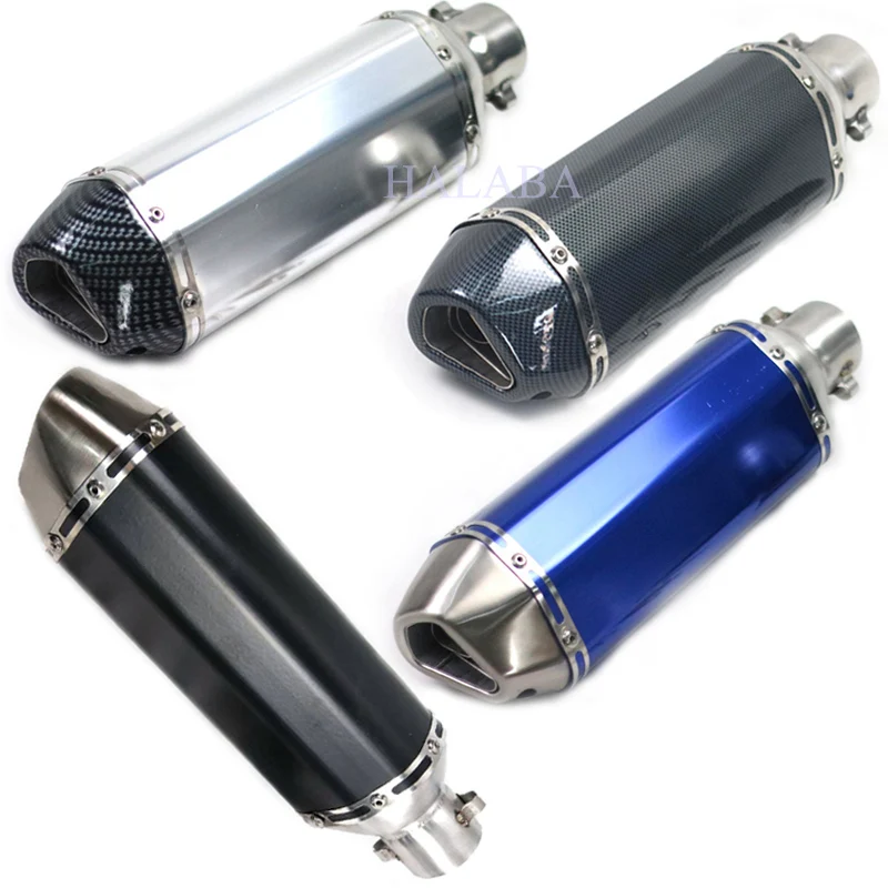 51 мм Универсальный мотоцикл Ak глушитель выхлопной трубы скутера пит Байк Escape Moto