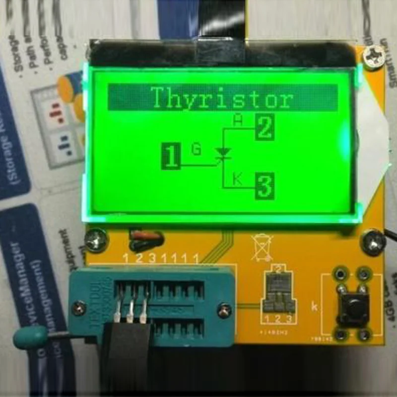 Kit Graphical Capacitor Tester Inductance Resistor DIY Multi-Function Capacitor+Inductance+Resistor+SCR Set SCR | Инструменты