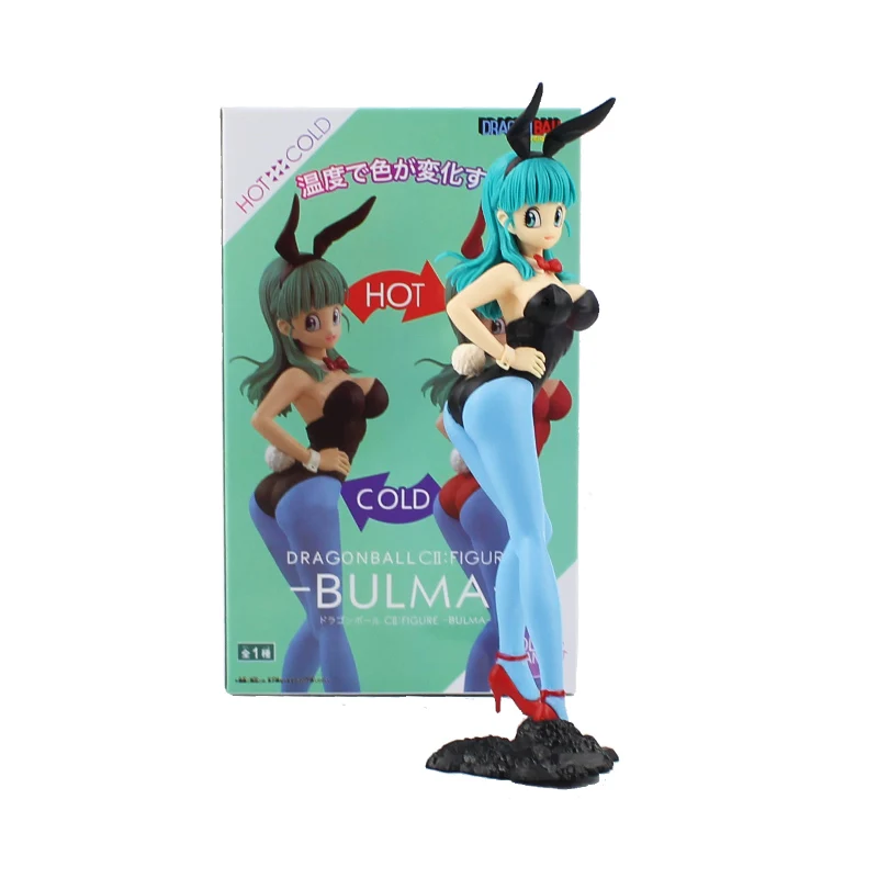 20 см Dragon Ball обесцвечивание Bulma Gals Bunny Girl Ver. Бурума ПВХ фигурки героев «Жемчуг дракона Z» модель игрушки Рождественский подарок