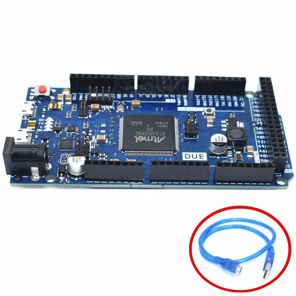 Системная плата управления Due 2012 R3 ARM системная ATSAM3X8E с usb кабелем|Интегральные