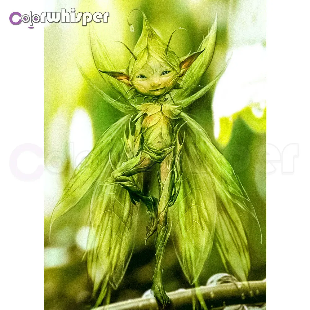 Алмазная картина полностью квадратная/круглая Фэнтези фантастические создания