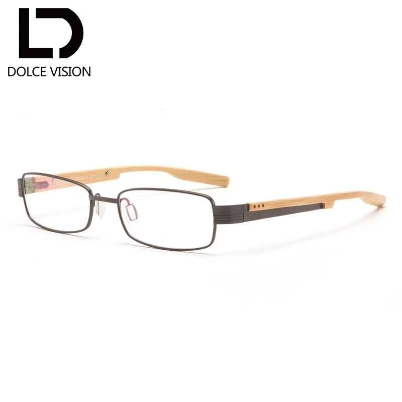 Ультралегкие титановые женские оптические очки dolce-vision оригинальные деревянные
