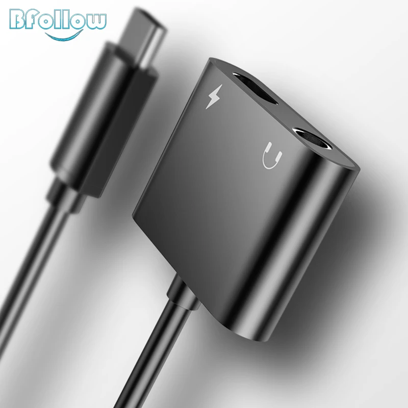 Кабель BFOLLOW Type C 3 5 мм для наушников/USB PD 0 кабель быстрой зарядки Huawei Mate 20 20X P20 Pro Xiaomi