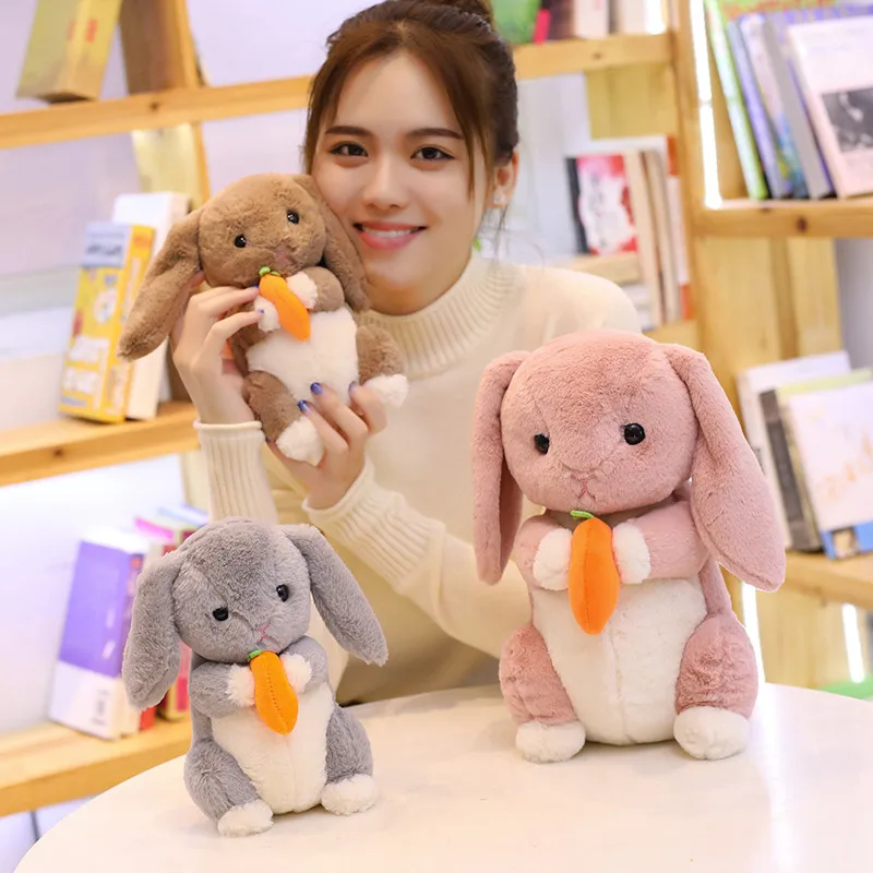 20 Вт 30 см новые comingcute Holding с аппликациями в виде кролика и морковки мягкие игрушки