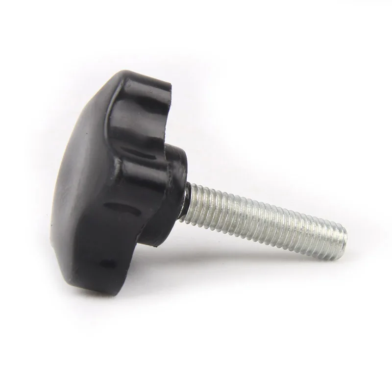 10pcs M5 plum handles white zinc pentagonal screws bolt home decoration bolts hand screw 8mm-25mm length | Обустройство дома