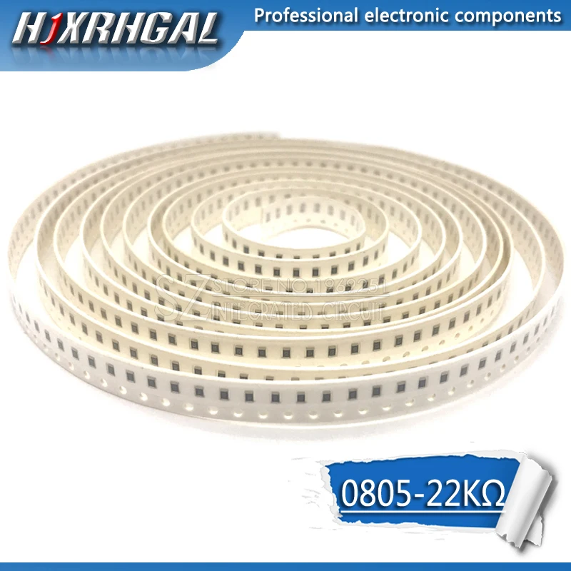 300 шт. 0805 SMD резистор 22 K ohm 1 Вт/8 Вт 223 hjxrhgal|Резисторы| |