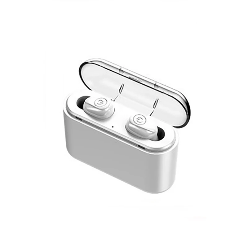 VTIN TWS беспроводные наушники Bluetooth 5,0 с 2200 мАч зарядным устройством USB выход ручной звонок 5D стерео гарнитура NFC наушники - Цвет: Белый