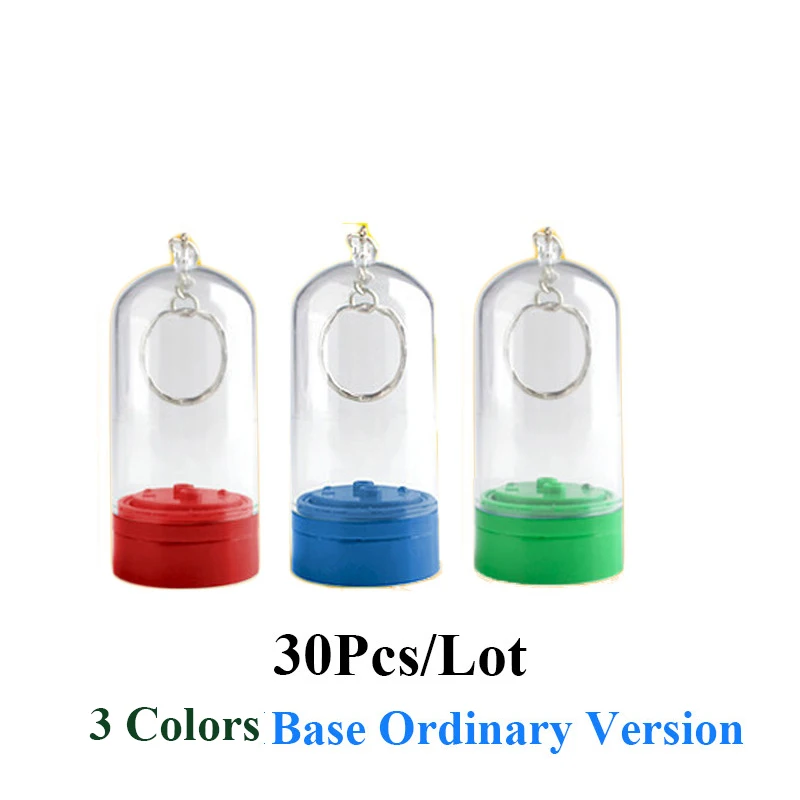 30Pcs Mixed-No Light 30 шт./партия поворотный дисплей коробка с брелоком кольцо для ключей подходит для MOC рисунок MOC модель строительные блоки кирпичные игрушки - Цвет: 30Pcs Mixed-No Light