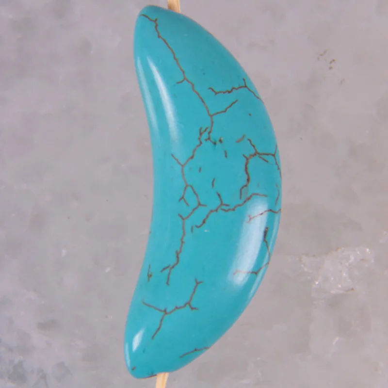 Синий Хаулит самоцвет кулон незакреплённые бусины луна Ювелирные изделия S047|gem