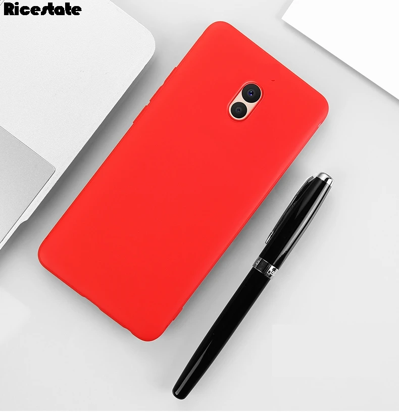 Матовый чехол Ricestate для Nokia 3 5 6 7 8, чехол Nokia 2,1 3,1 5,1 6,1 Plus, Матовая силиконовая задняя крышка для Nokia X5 X6, мягкий чехол - Цвет: Красный