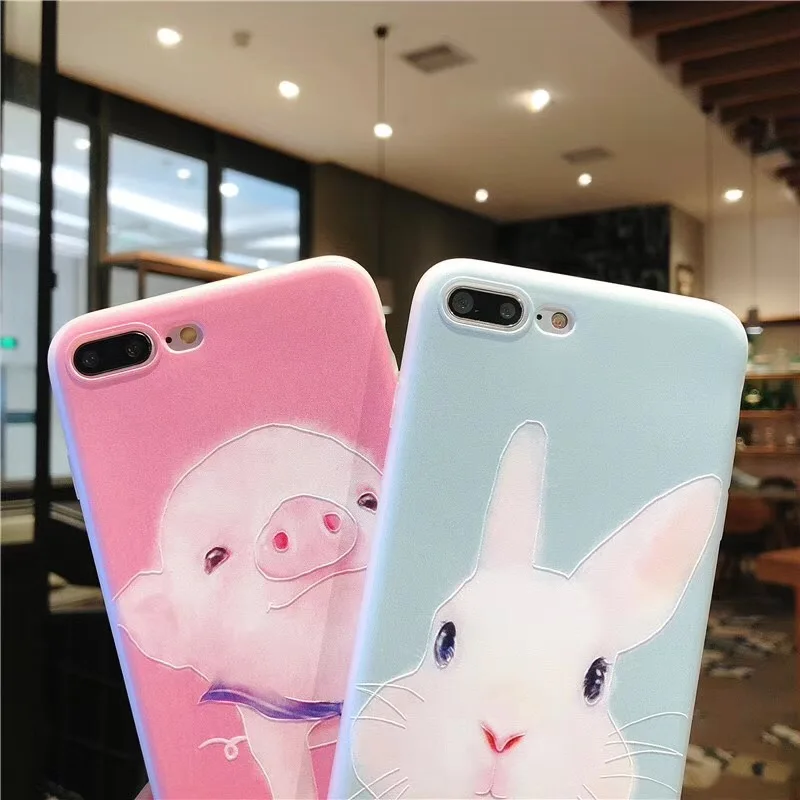 Мягкий силиконовый чехол Boucho для iphone 5 5S SE X 6 6s 7 8 Plus чехлы телефонов с милым