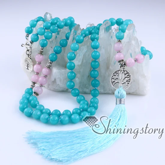 Бусы mala оптом 108 тибетские Молитвенные бусы кельтское Древо жизни ожерелье