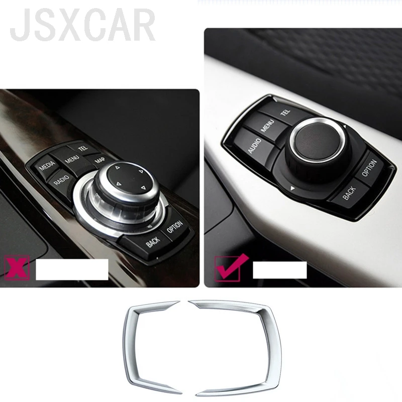 Car Multimedia button trim Button decoration sticker Interior Auto Accessories For BMW 3 series 320i 330i GT F30 F35 | Автомобили и