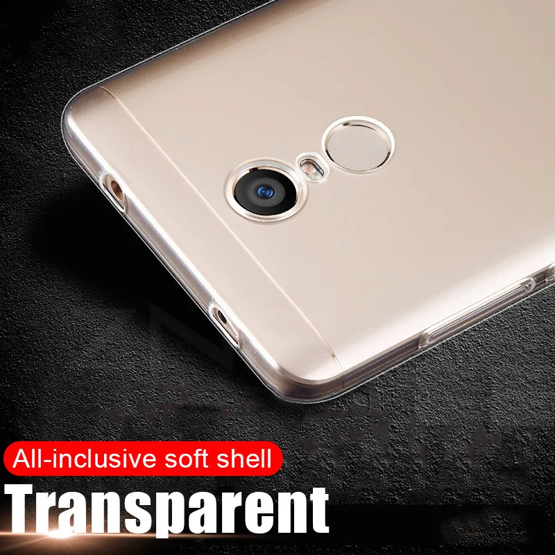 ZNP, ультра тонкий мягкий прозрачный ТПУ чехол для Xiaomi Redmi Note 4 4X Pro, силиконовый чехол для Redmi Note 4X, чехол для телефона