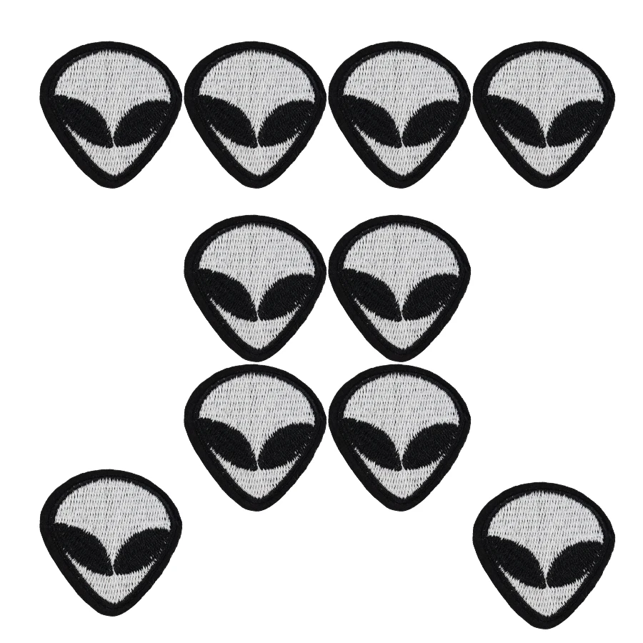 10 шт. чужеродные нашивки панк значки на одежду железная вышитая нашивка