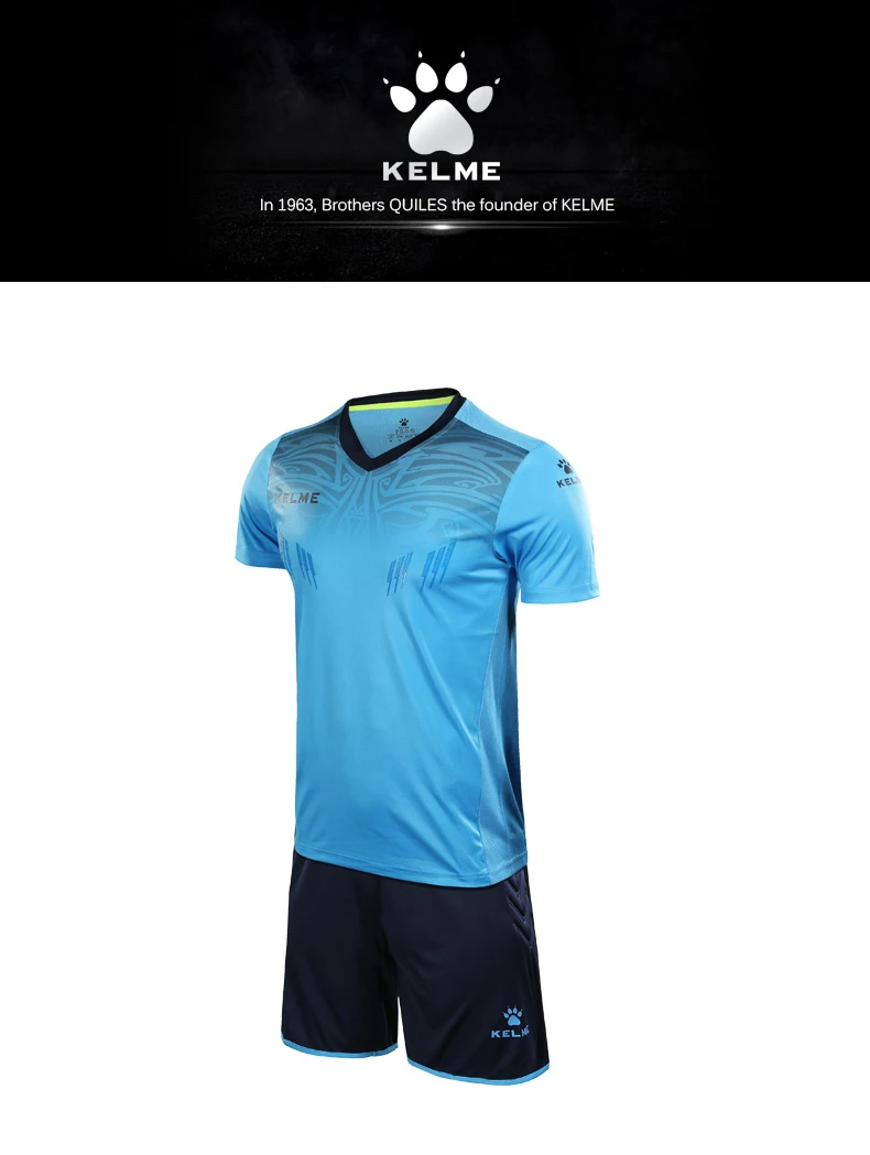 KELME Футбол вратарь майки настроить с короткими рукавами Для Мужчин's Футбол профессиональный спортивный костюм вратаря 3871014