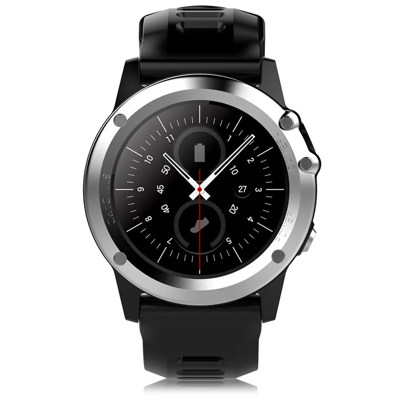 silver Microwear H1 3g Smartwatch телефон Android 4,4 MTK6572 Dual Core 1,2 ГГц 512 МБ 4 ГБ Встроенная память IP68 Водонепроницаемый 2.0MP камера шагомер - Цвет: silver